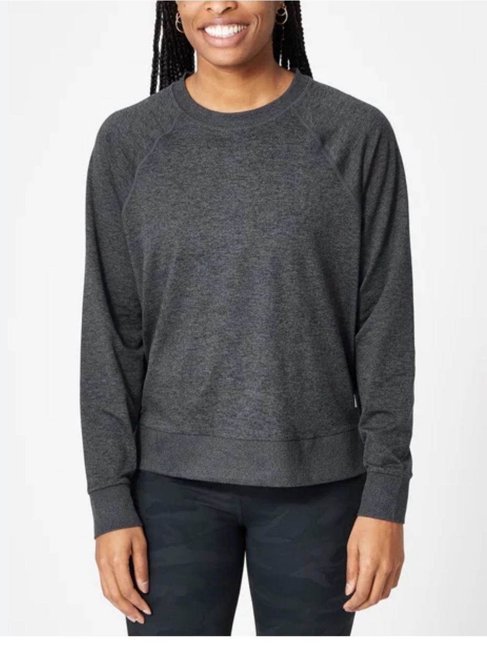 Vuori Charcoal Halo Crew Women’s Sweatshirt